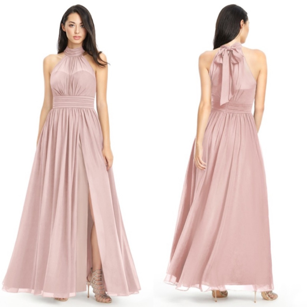 Azazie Iman bridesmaid dress | dusty rose - Picture 1 of 7